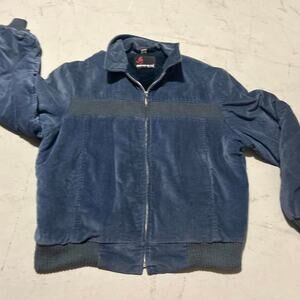 Vtg american jac mens Corduroy Jacket Sherpa Lined Full Zip Coat made in USA